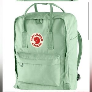 FjallRaven Kanken mini Backpack cool mint green new